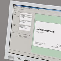 Visitekaart Sigel 85x55mm blanco 190gr wit 10 Vel-1