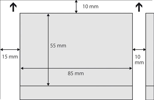 Visitekaart Sigel 85x55mm blanco 225gr ronde hoeken wit 100 stuks-6
