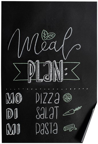 Krijtbord folie Folia 45x200cm incl krijt zelfkl 1 Stuk-2