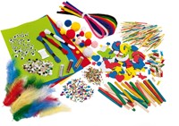 Hobby artikelen Folia meer dan 1300 stuks assorti 1 Stuk-1