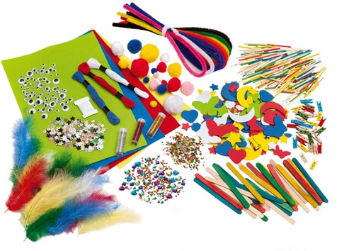 Hobby artikelen Folia meer dan 1300 stuks assorti 1 Stuk-1