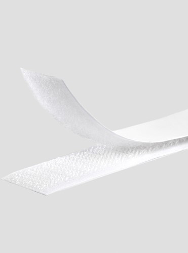 Klittenband Folia 20mmx2m wit 2 Rol-2