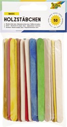 Stokje Folia hout assorti 50 Stuk