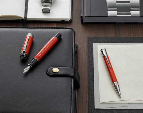 Balpen Parker Duofold Classic big CT M lak rood 1 Stuk-2