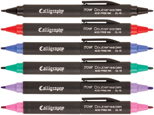 Kalligrafiepen Itoya CL10 1.5 en 3.0mm blauw 1 Stuk-2