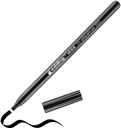 Kalligrafiepen edding 1255 3.5mm zwart 1 Stuk-1