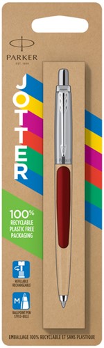 Balpen Parker Jotter Original CT M rood 1 Stuk