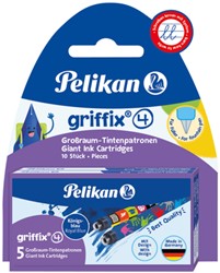 Inktpatroon Pelikan Griffix blauw 10 Stuk