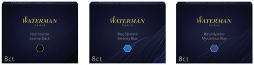Inktpatroon Waterman nr23 lang blauw 8 Stuk-2