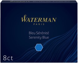 Inktpatroon Waterman nr23 lang blauw 8 Stuk