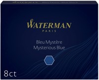 Inktpatroon Waterman nr23 lang blauwzwart 8 Stuk