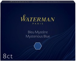 Inktpatroon Waterman nr23 lang blauwzwart 8 Stuk