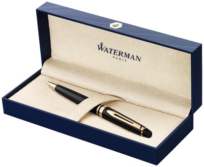 Balpen Waterman Expert GT M lak zwart 1 Stuk-3