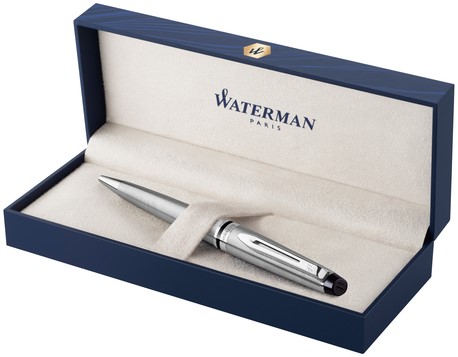 Balpen Waterman Expert CT M roestvrij staal 1 Stuk-3