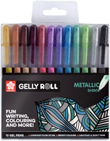 Gelschrijver Sakura Gelly Roll Metallic 12 kleuren 12 Stuk-2