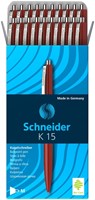 Balpen Schneider K15 M rood 1 Stuk-2