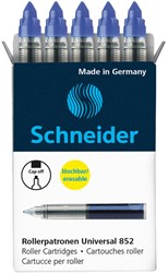 Rollerpenvulling Schneider 852 M blauw 5 Stuk