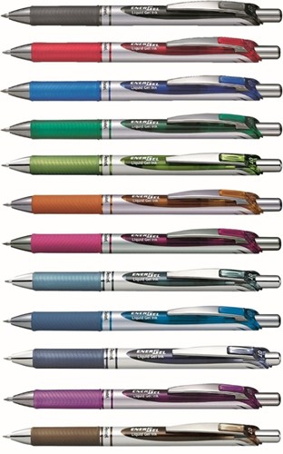 Gelschrijver Pentel BL77 Energel medium donkerblauw-1