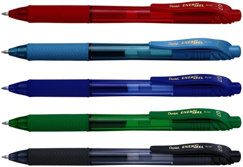 Gelschrijver Pentel BL107 Energel-X M zwart 1 Stuk-2