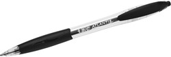 Balpen Bic Atlantis classic grip clic M zwart 1 Stuk