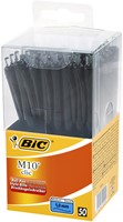 Balpen Bic M10 tubo 50 M zwart 1 Stuk