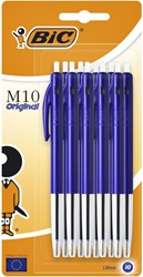 Balpen Bic M10 M blauw 10 Stuk