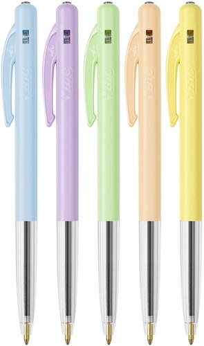 Balpen Bic M10 Colors Pastel Colors M assorti 1 Stuk-3