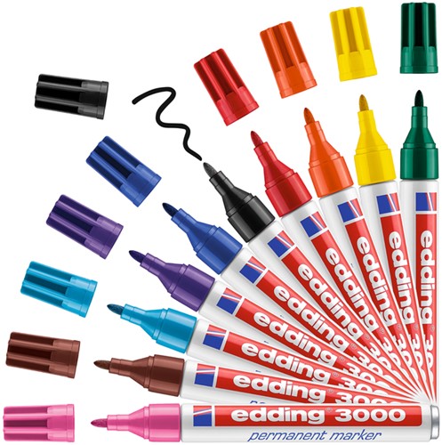 Viltstift edding 3000 rond 1.5-3mm staalblauw-1