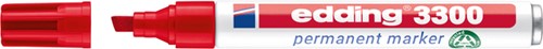 Viltstift edding 3300 schuin 1-5mm rood 1 Stuk