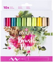 Brushpen Talens Ecoline set 10 stuks botanisch 10 Stuk-3