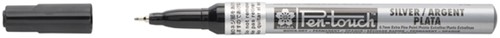 Viltstift Sakura Pentouch extra fijn zilver 1 Stuk-2
