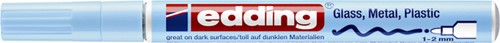 Viltstift edding 751 lak rond 1-2mm pastel blauw 1 Stuk-2