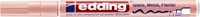 Paintmarker edding 751 op oliebasis 1-2mm pastel roze-2