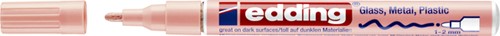 Paintmarker edding 751 oliebasis 1-2mm pastel roze 1 Stuk