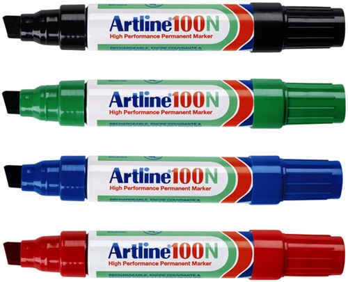 Viltstift Artline 100 schuin 7.5-12mm groen 1 Stuk-2