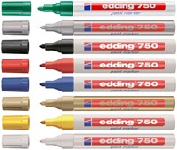 Paintmarker edding 750 oliebasis 2-4mm wit bls 1 Stuk-3