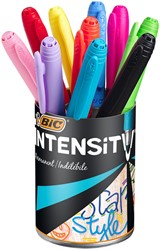 Viltstift Bic Intensity rond M assorti 10 Stuk