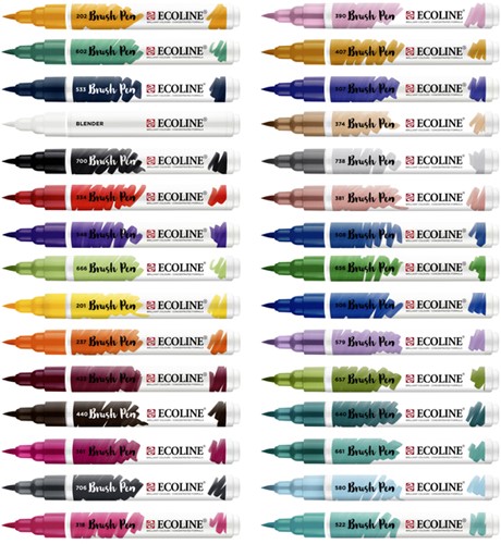 Brushpen Talens Ecoline blender 1 stuk 1 Stuk-2