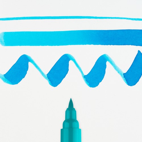 Brushpen Talens Ecoline turquoiseblauw 1 Stuk-2