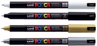 Paintmarker Uni POSCA PC1MR extra fijn wit-3