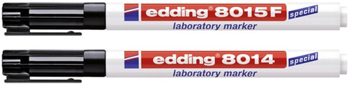 Viltstift edding 8015  lab rond 0.75mm zwart 1 Stuk-2