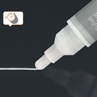 Viltstift Nobo glasbord wit 4 Stuk-1