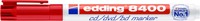 Cd marker edding 8400 rond 0.5-1.0mm rood-2