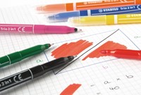 Viltstift STABILO Trio 2 in 1 223/10 10st assorti 10 Stuk-1