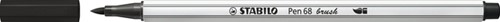 Brushstift STABILO Pen 568/46 zwart