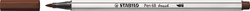 Brushstift STABILO Pen 568/45 bruin