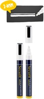 Krijtstift Securit SMA-510 schuin 2-6mm wit blister à 2 stuks-2