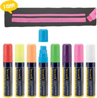 Krijtstift Securit SMA-720 blok ass 7-15mm blister à 8 stuks-8