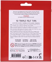 Viltstift Bruynzeel Kids Triple set 10 kleuren 10 Stuk-3