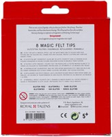 Viltstift Bruynzeel Kids Magic Point 8 kleuren 8 Stuk-3